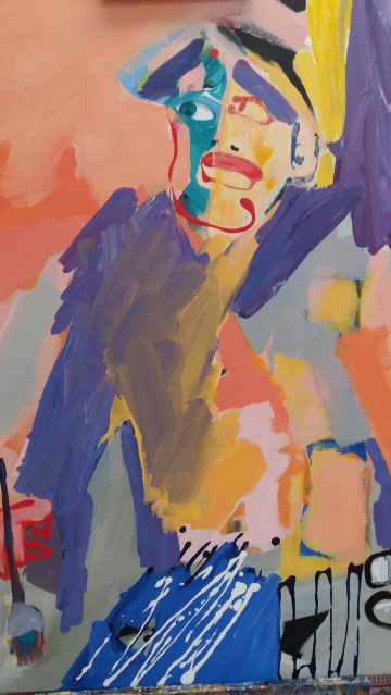 Autoretrato - 130x90cm - Mixta lienzo - 2016